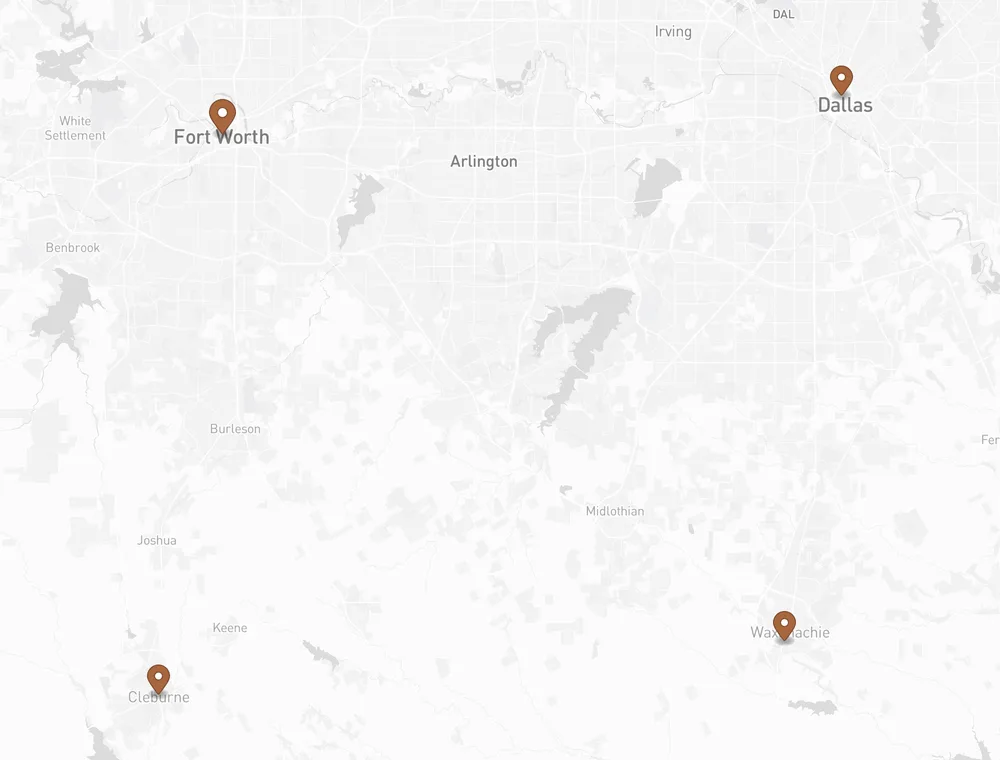 Service area map