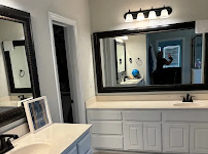 Clean bathroom interior